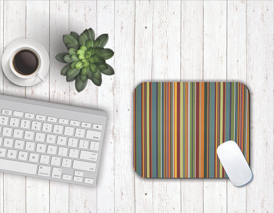 Fantaboy Mate Stripe Print Mouse Pad